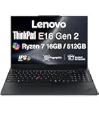 Amazon.com: Lenovo ThinkBook 16 Gen 6 Business Laptop (16